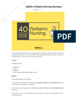 Pediatric Nursing Reviewer - Nurseslabs