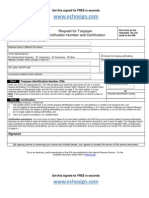 Interactive Form W-9 Form From EchoSign - Com Electronic Signature