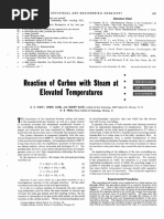 Carbon-Steam Reaction at Elevated Temperature