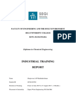 Industrial Report (Diploma)