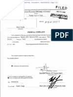 Conditt Criminal Complaint