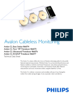 Avalon Cableless Monitoring