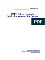 2017 Spencer OMard Morris Techeira Frederick Peters CAPE Entrepreneurship Practice Unit 2