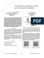 Ultrasonic Non-Destructive Evaluation For Spot Welding in The Automotive Industry