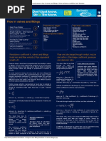 Flow and Pressure Drop in Valves and Fittings