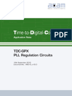 Time-to-Digital-Converter: TDC-GPX PLL Regulation Circuits