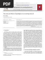 The Roles and Effects of Paradigms in Accounting Research