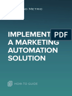 Implementing A Marketing Automation Solution PDF