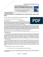 The Open Civil Engineering Journal: Structural Behavior of Strengthened RC Beams in Shear Using CFRP Strips