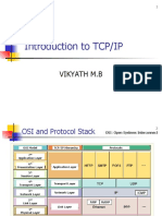 Introduction To TCP/IP: Vikyath M.B