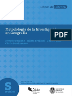 Metodologia de La Investigacion en Geografia