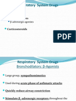 Respiratory System Drugs: Bronchodilators