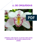 Manual de Orquídeas - APRENDA COMO REGAR, PLANTAR E REPLANTAR ORQUÍDEAS E TER AS MAIS LINDAS NO SEU JARDIM