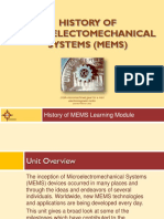 History of MEMS - Presentation