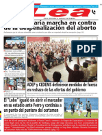 Periódico Lea Lunes 26 de Marzo Del 2018