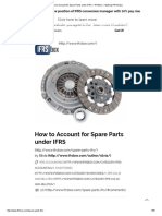 How To Account For Spare Parts Under IFRS - IFRSbox - Making IFRS Easy