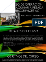 Curso de Operación de Maquinaria Pesada Petroservices Ac