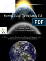 Sistema Solar Terra Lua e Sol