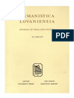 Humanistica Lovaniensia Vol. 26, 1977 PDF