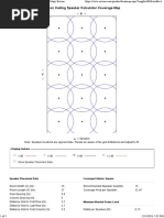 Extron Ceiling Speaker Calculator Coverage Map - Extron PDF