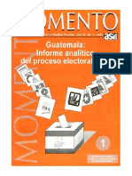 Informe Analítico Del Proceso Electoral 1,999, ASIES