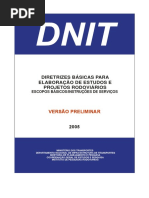 DNIT - Diretrizes Basicas de Projetos Rodoviários PDF