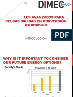 Materiales Avanzados para Celdas Sólidas en Conversión de Energía