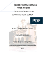 Aula 01 - Dissociacao Eletrolitica - Teoria Classica e Moderna 2010-I