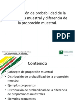 Apuntes de Distribucion Muestral de La Proporcion