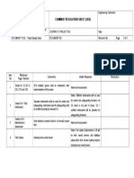 Comment Resolution Sheet (CRS) : Project Name