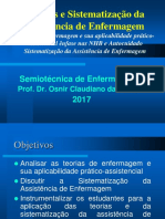 Teorias e Sistematização Da Assistência de Enfermagem 2017