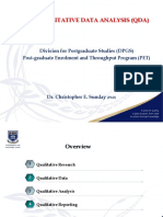 Qualitative Data Analysis