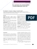 Guided Endodontics: Accuracy of A Novel Method For Guided Access Cavity Preparation and Root Canal Location