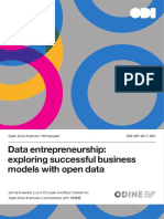 Data Entrepreneurship: Exploring Successful Business Models With Open Data