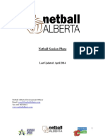 Netball Alberta - Teacher Resource Session Plans - 2015