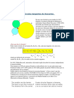 Fórmula de Los Círculos Tangentes de Descartes