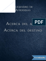 Acerca Del Alma Acerca Del Destino - Alejandro de Afrodisias PDF