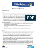 Warfarin Therapy Management: Scope