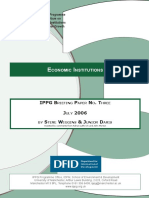 Economic Instituions (Wiggins Davies 2006)