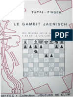 Tatai-Zinser - Le Gambit Jaenisch-OCR, 47p