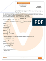 CBSE Maths Latest QP With Solution