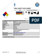 Material Safety Data Sheet: 1. Chemical Product and Company Identification