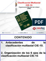 CIE-10 Evaluación Multiaxial - Homologación