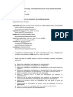 Lista de Algebra Relacional PDF