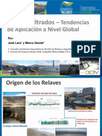 Relaves Filtrados - Tendencias Aplicaciòn A Nivel Global - M. Zavala, JLLara-Milpo