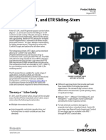 Product Bulletin Fisher Et Eat Etr Sliding Stem Control Valves en 122398