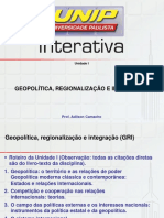 Slides Geopolítica Unidade I