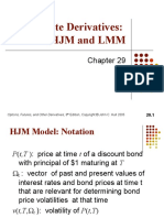 Interest Rate Derivatives: HJM and LMM