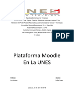 Plataforma Moodle en La Unes