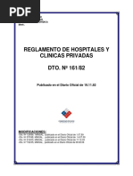 Reglamento de Hospitales y Clínicas Privadas